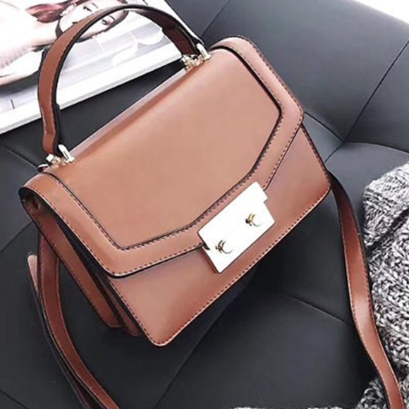 Night Queen Handbags - Night Queen Camel Fashion Shoulder Strap Bag